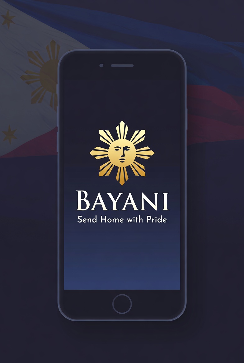Bayani welcome screen